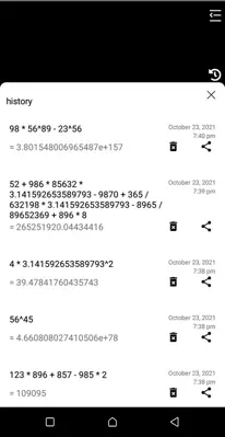 Smart Calculator android App screenshot 2